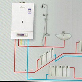 燃?xì)獗趻鞝t安裝示意